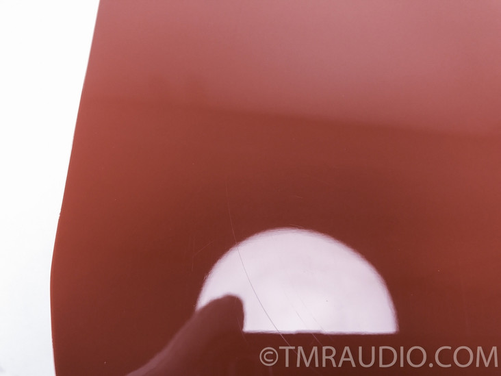 Triangle Color Bookshelf Speakers; Red Pair