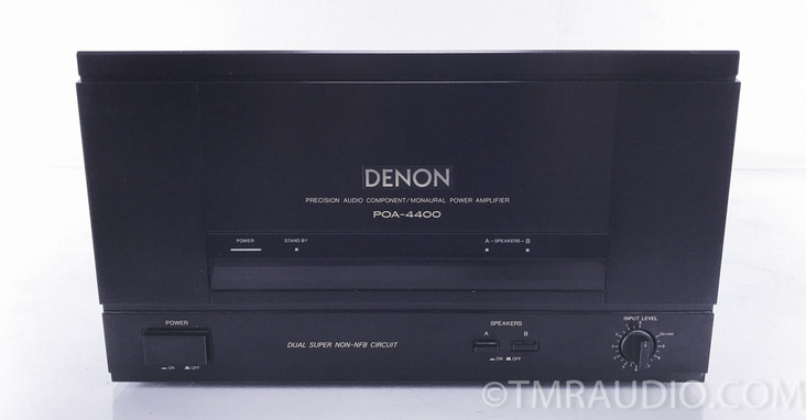 Denon POA-4400 Mono Power Amplifiers; Pair