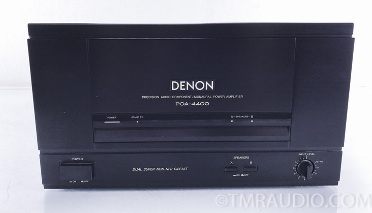 Denon POA-4400 Mono Power Amplifiers; Pair