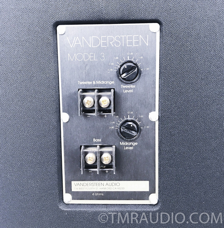 Vandersteen 3A Floorstanding Speakers; Pair (New Cloth)