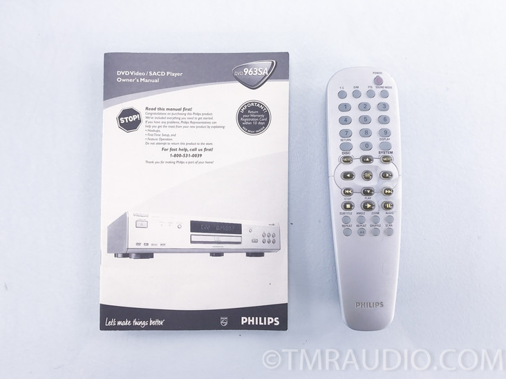 Philips DVD 963SA DVD / SACD Player