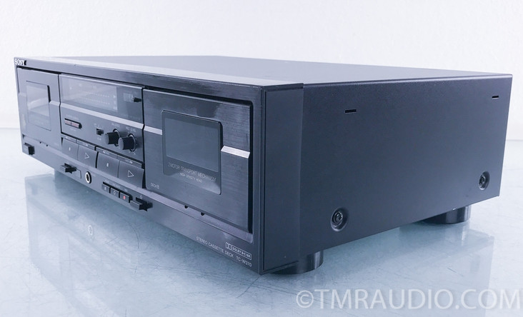 Sony TC-W370 Stereo Cassette Deck; Tape Recorder