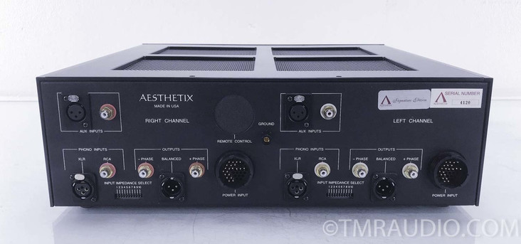 Aesthetix Io Eclipse Tube Phono Stage; Dual Power Supplies; Volume