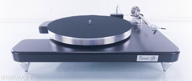 VPI Scout Jr. Turntable; Gingko Dustcover (No Cartridge)