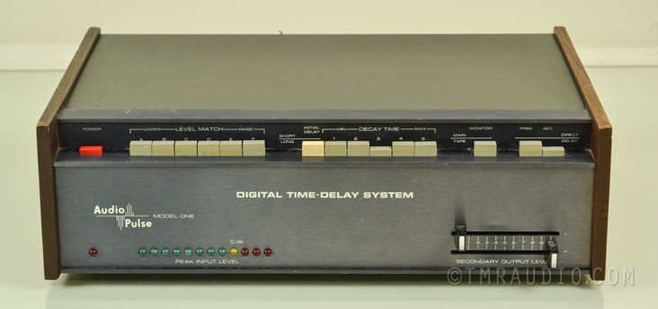Audio Pulse Digital Time Delay System; Vintage Stereo Component