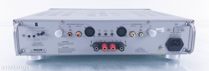 Parasound A23 Stereo Power Amplifier; A23