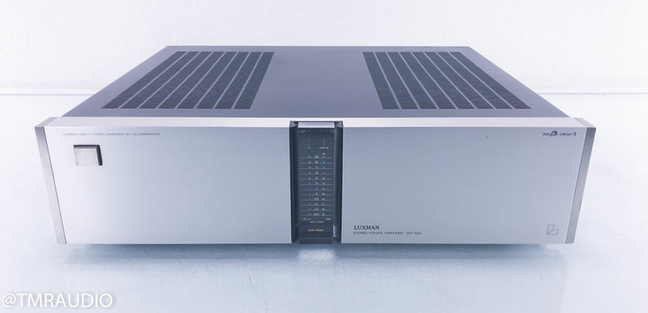 Luxman MX-100 Stereo Power Amplifier; Champagne