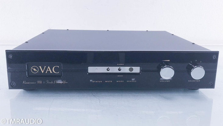 VAC Rennaissance MKV Stereo Triode Tube Preamplifier; Mk-5; MM / MC Phono