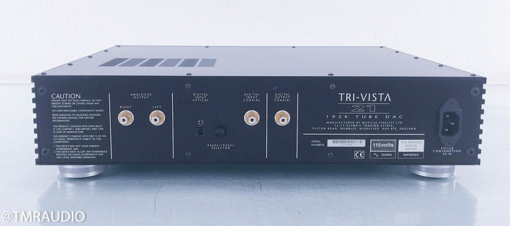 Musical Fidelity Tri-Vista 21 Tube DAC; D/A Converter (1/2)