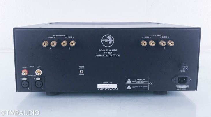 Rogue Audio ST-100 Stereo Power Amplifier; Stereo 100; ST100