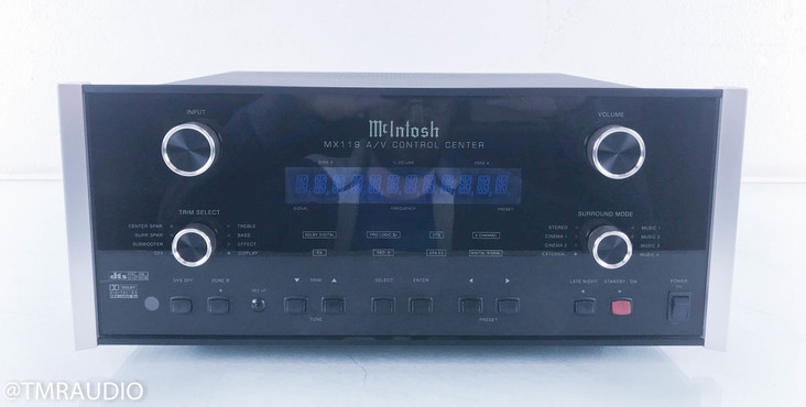 McIntosh MX119 5.1 Channel Home Theater Processor; Preamplifier; MX-119