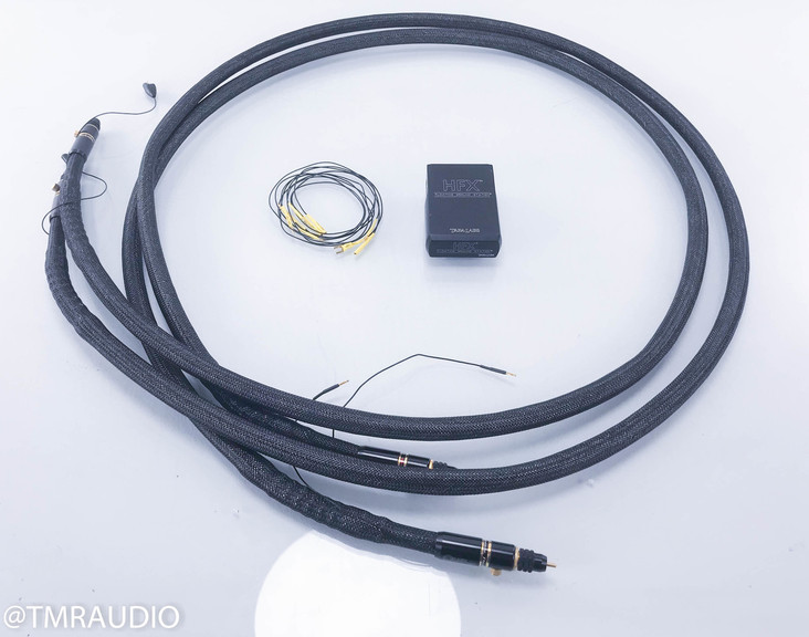 Tara Labs The Zero Gold RCA Cables; 2.5m Pair Interconnects w/ HFX