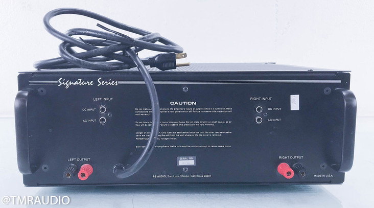 PS Audio 200C Stereo Power Amplifier (AS-IS; Distortion/Malfunction)