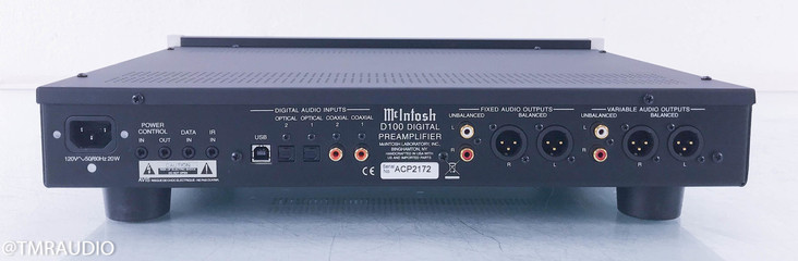 McIntosh D100 Digital Preamplifier; DAC; D/A Converter