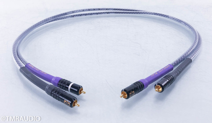 Analysis Plus Solo Crystal Oval RCA Cables; 1m Pair Interconnects (SOLD)