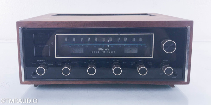 McIntosh MR78 Vintage FM Tuner; MR-78 (AS-IS; No output)