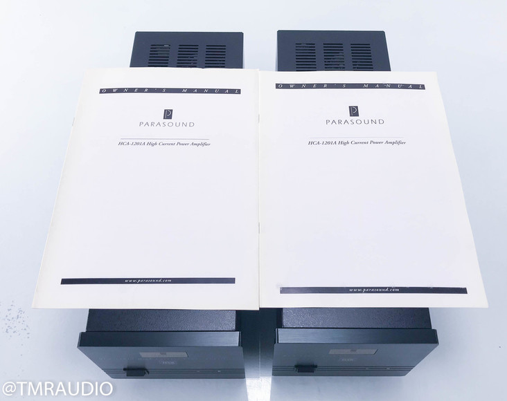 Parasound HCA-1201A Mono Power Amplifiers; Pair