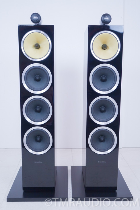 B&W CM10 S2 Speakers; Gloss Black Pair