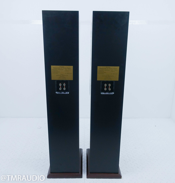 ProAc Response D38 Floorstanding Speakers; Mahogany; Pair D-38