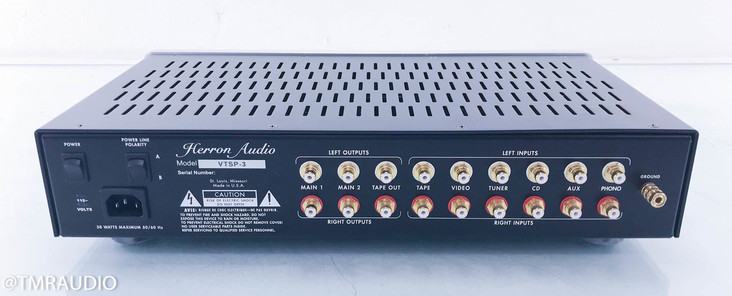 Herron Audio VTSP-3 Stereo Tube Preamplifier; Remote