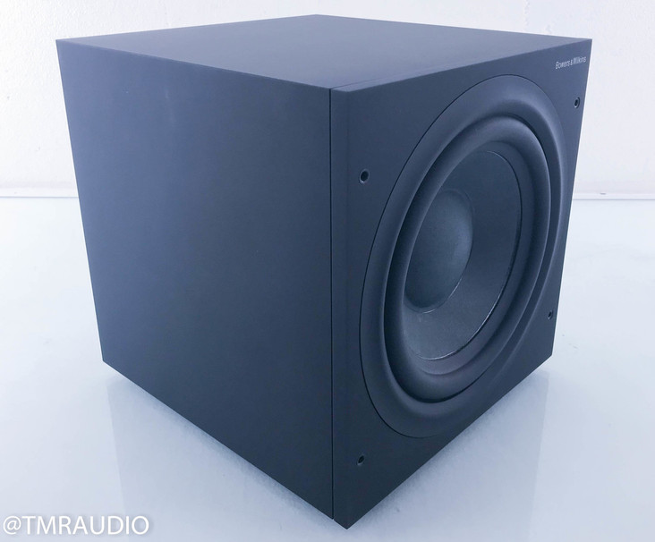 B&W ASW610 10" 200-Watt Powered Subwoofer; Soft Touch Black