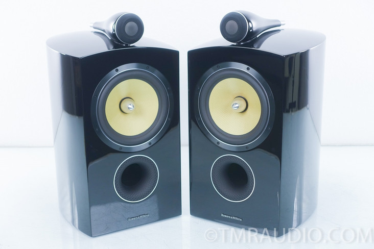 B&W 805 D2 Speakers; Piano Black Pair; Bowers & Wilkens