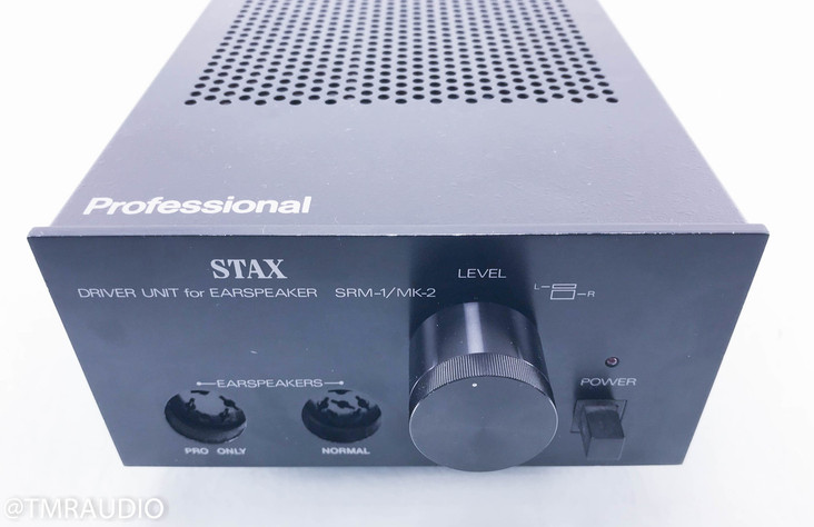 Stax SRM-1 Mk-2 Headphone Amplifier; SR-X Mk-3 Electrostatic EarSpeakers