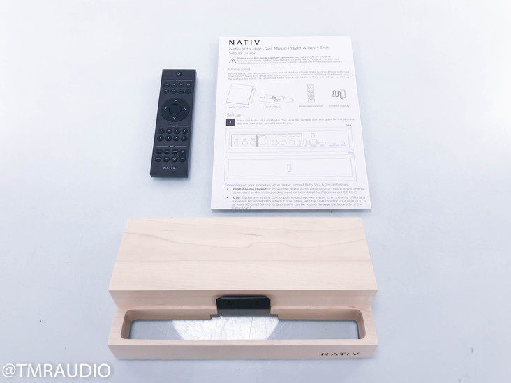 Nativ Sound Vita Network Streamer / Server; Oak Stand; 4TB HDD