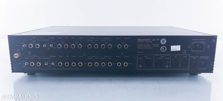 Nakamichi CA-7A Stereo Preamplifier; CA7A; MM / MC Phono; Remote
