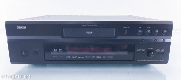 DELETED 6/17 DD -- Denon DVD-3910 DVD / SACD Player; AS-IS (Doesn't Play Discs; No Remote)