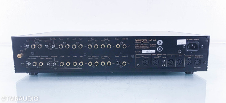 Nakamichi CA-7A Stereo Preamplifier; CA7A (One Broken Output, No Remote)