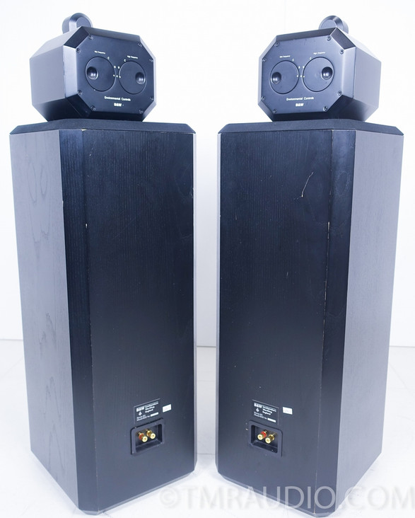 B&W 802 Vintage Floorstanding Speakers; Pair; Black