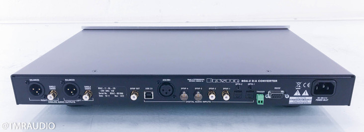 Bryston BDA-2 DAC; D/A Converter; Silver 17" Faceplate