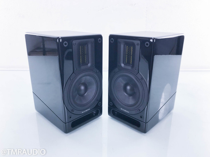 Scansonic M5 Bookshelf Speakers; Black Pair