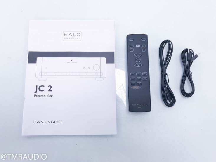 Parasound Halo JC-2 BP Stereo Preamplifier; Black; Remote