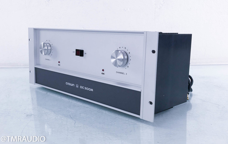 Crown DC300A Vintage Dual Mono Power Amplifier; (New / Old Stock)