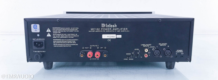 McIntosh MC162 Stereo Power Amplifier; MC-162 (SOLD)