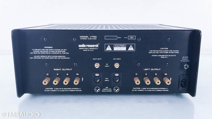 Audio Research VT50 Stereo Tube Power Amplifier