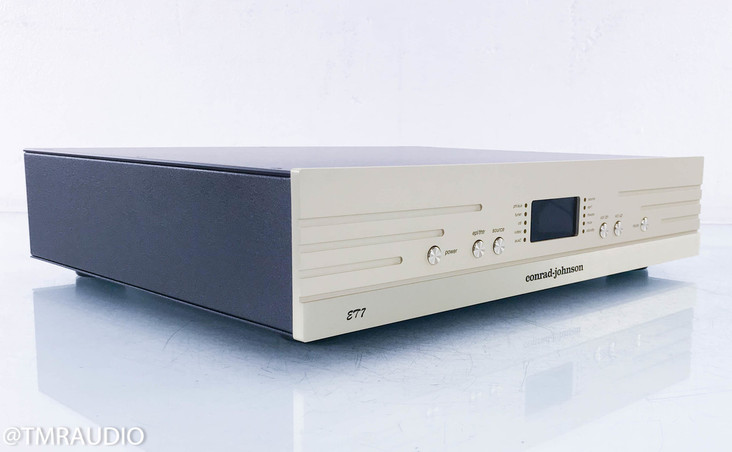 Conrad Johnson ET7 Stereo Tube LineStage Preamplifier; Remote