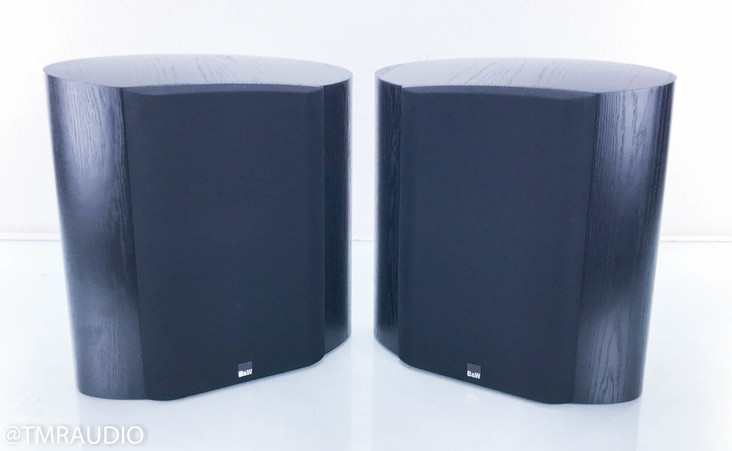 B&W SCMS On-Wall Surround Speakers; Black Ash Pair