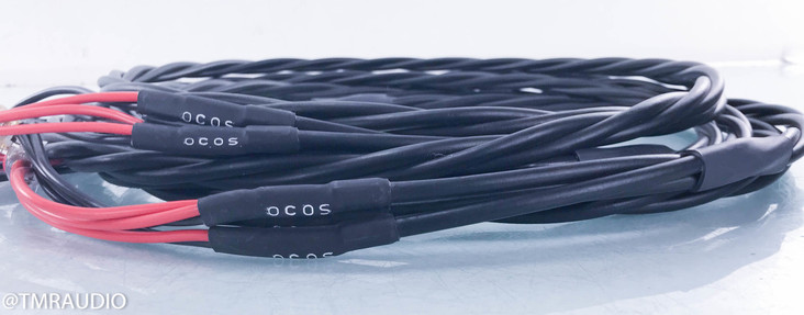 OCOS Triple Twisted Speaker Cables; 3m Pair; WBT Spades