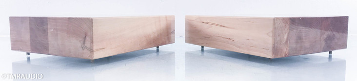 Mapleshade 4" Speaker / Component Platforms; Lacquered Maple Pair