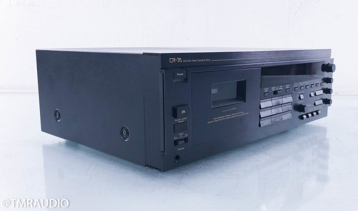 Nakamichi CR-7A Cassette Deck; Tape Recorder; Upgraded Gear Drive