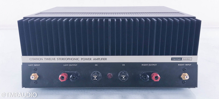 Harman Kardon Citation 12 Vintage Power Amplifier; Twelve; AS-IS (Bad Channel)