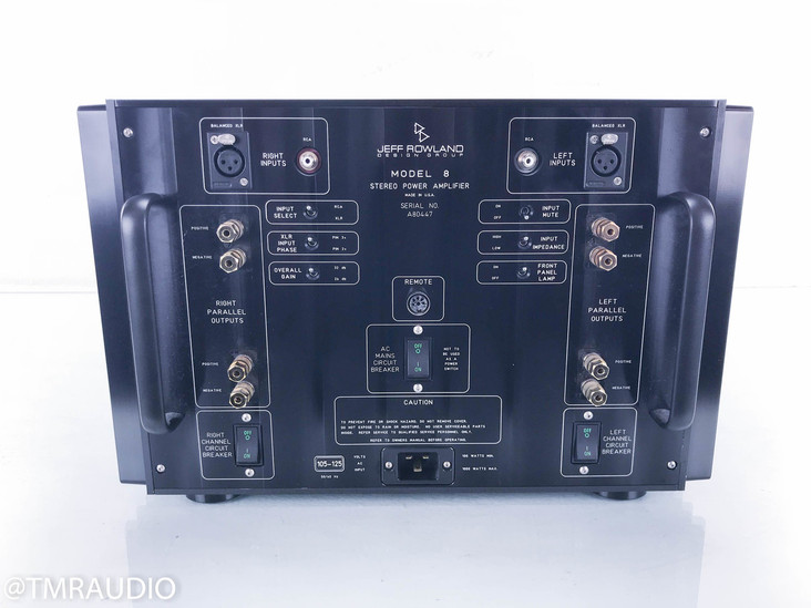 Jeff Rowland Model 8 Stereo Power Amplifier