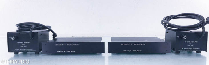 Vendetta SCP-2B Moving Coil Mono Phono Preamplifier; Black Pair; MC; John Curl