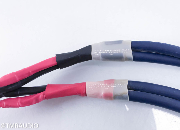 AudioQuest Cobalt Hyperlitz Bi-Wire Speaker Cables; 3ft Pair