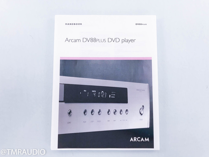Arcam DiVA DV88 DVD / HDCD Player; DV-88 (No Remote)