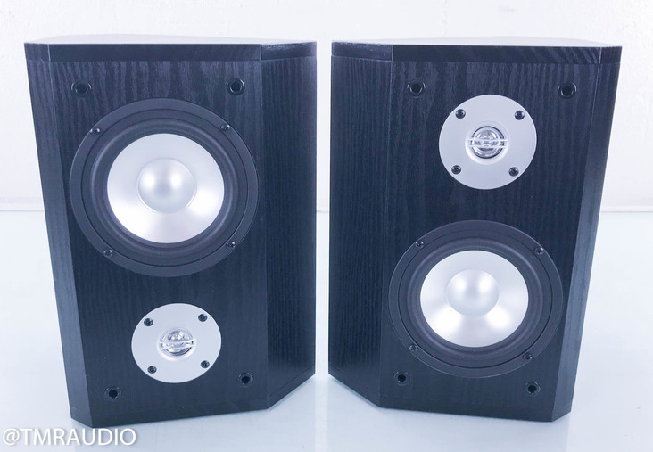 TruAudio BLU-5 SUR Satellite / Surround Speakers; Black Pair (New / Old Stock)