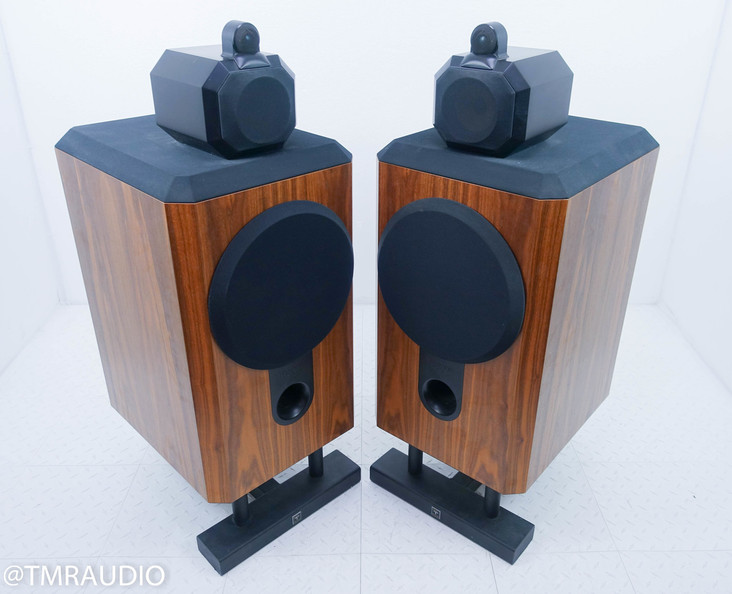 B&W Matrix 801 Series 3 Floorstanding Speakers; S3; Walnut Pair w/ Sound Anchors